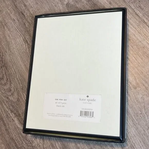 Kate Spade Ink Pen Set . NEW - Picture 2 of 2